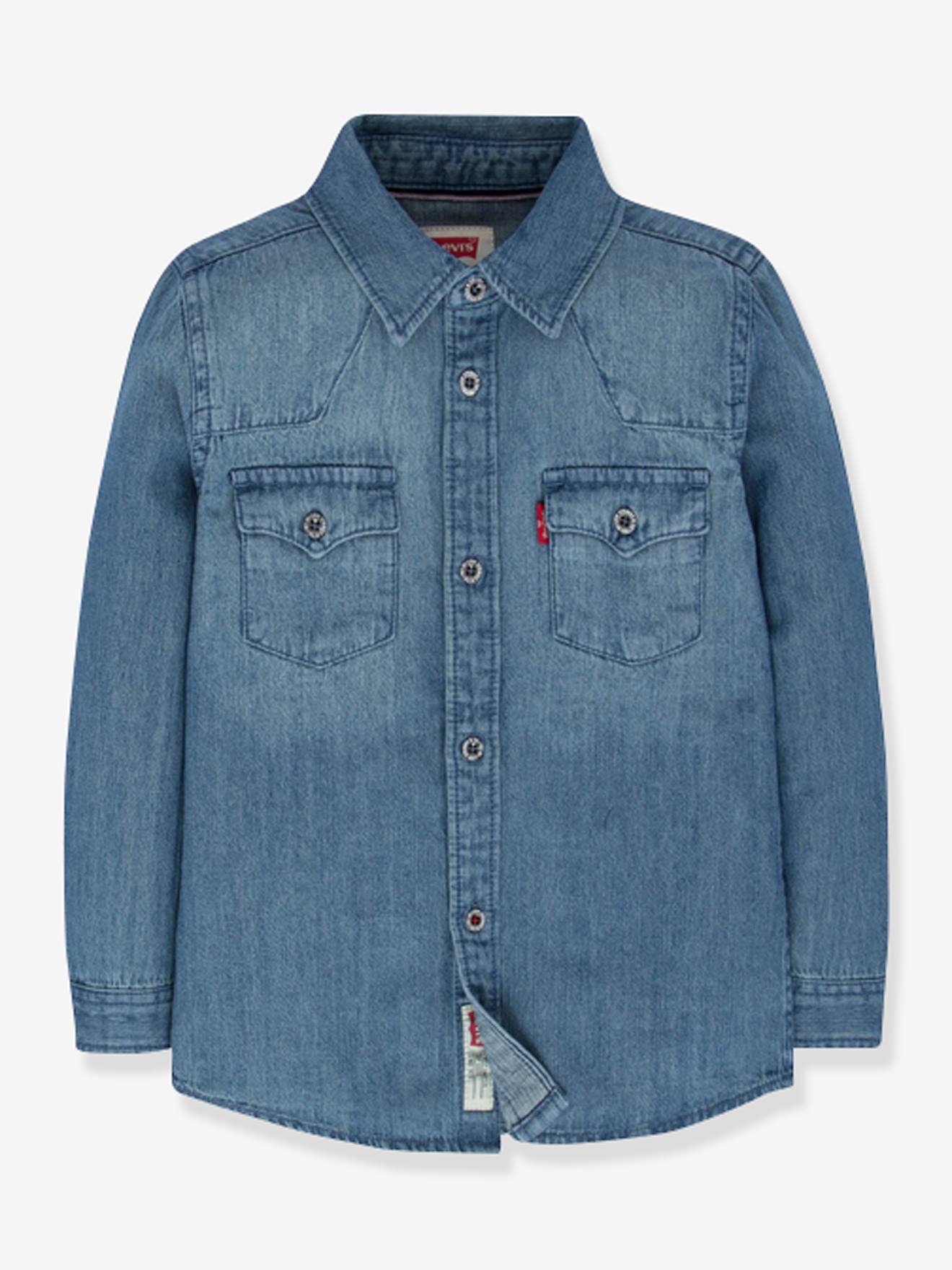 Camisa Barstow Levi's® Azul Turquesa Estilo Western
