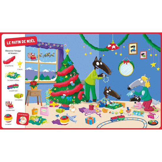 Cherche et trouve des tout-petits   P'tit loup Vive noël        de               AUZOU