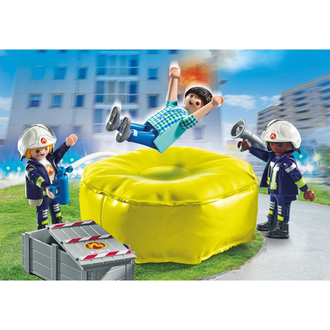 Playmobil® 71465 - Feuerwehrleute mit Luftkissen - Playmobil® Action Heroes