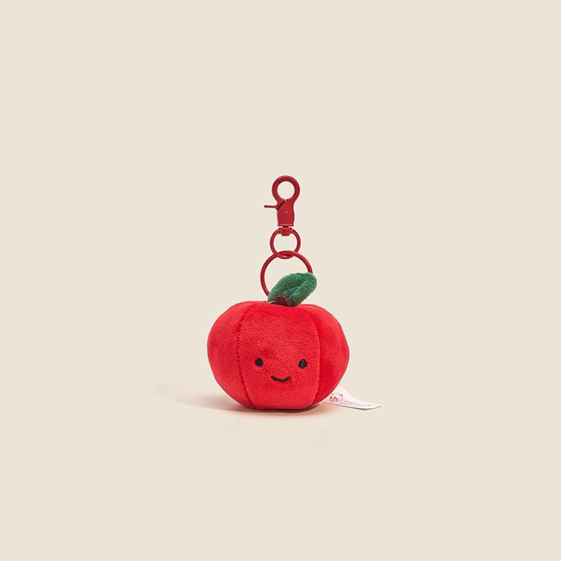 Jun's Journal - Sleutelhanger met groente-pluche tashanger (verschillende ontwerpen)