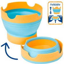 Gobelet Noris junior, turquoise/jaune soleil