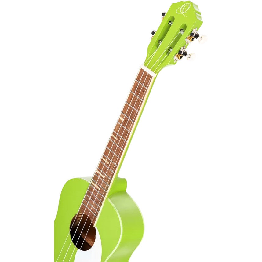 Ortega Gaucho Series RUGA-GAP Green Apple tenor ukelele met gigbag