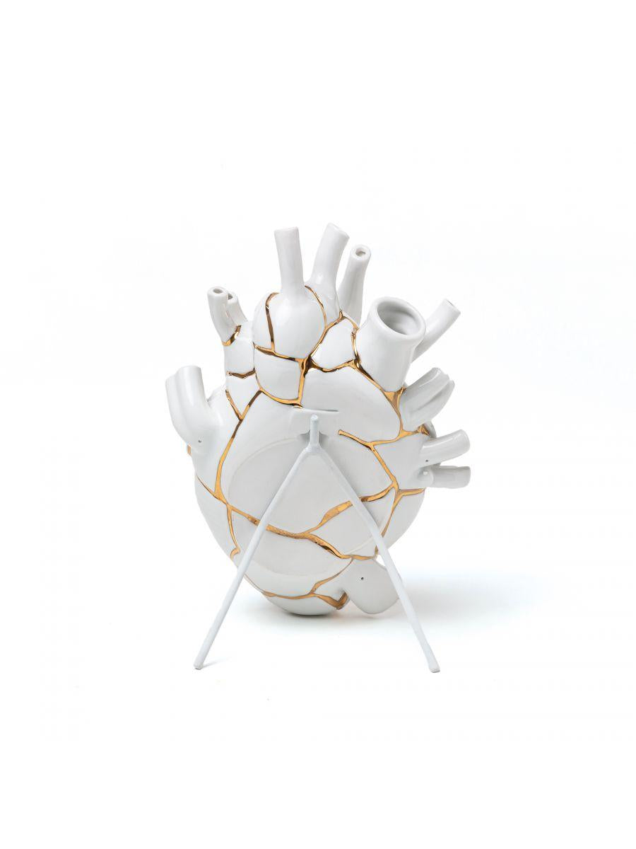 Love in Bloom hart vaas Kintsugi