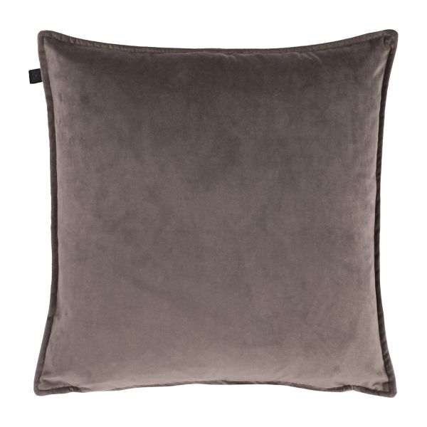Overseas Middlestitch Kussen- 45 x 45 cm – Velours – Beige