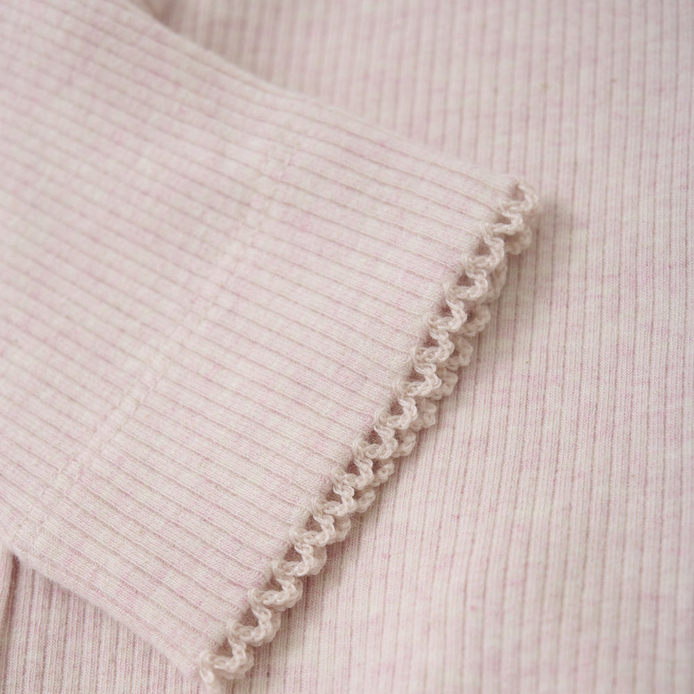 Køb FIXONI Hushed Violet Melange Leggings Mélange Rib