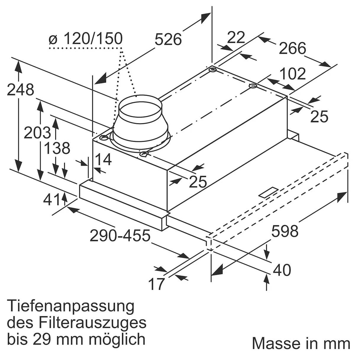 Bosch Flachschirmhaube DFM064A51C Silber