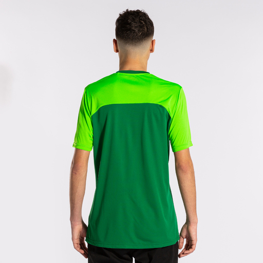 Camiseta Joma Winner II de manga curta verde fluorescente
