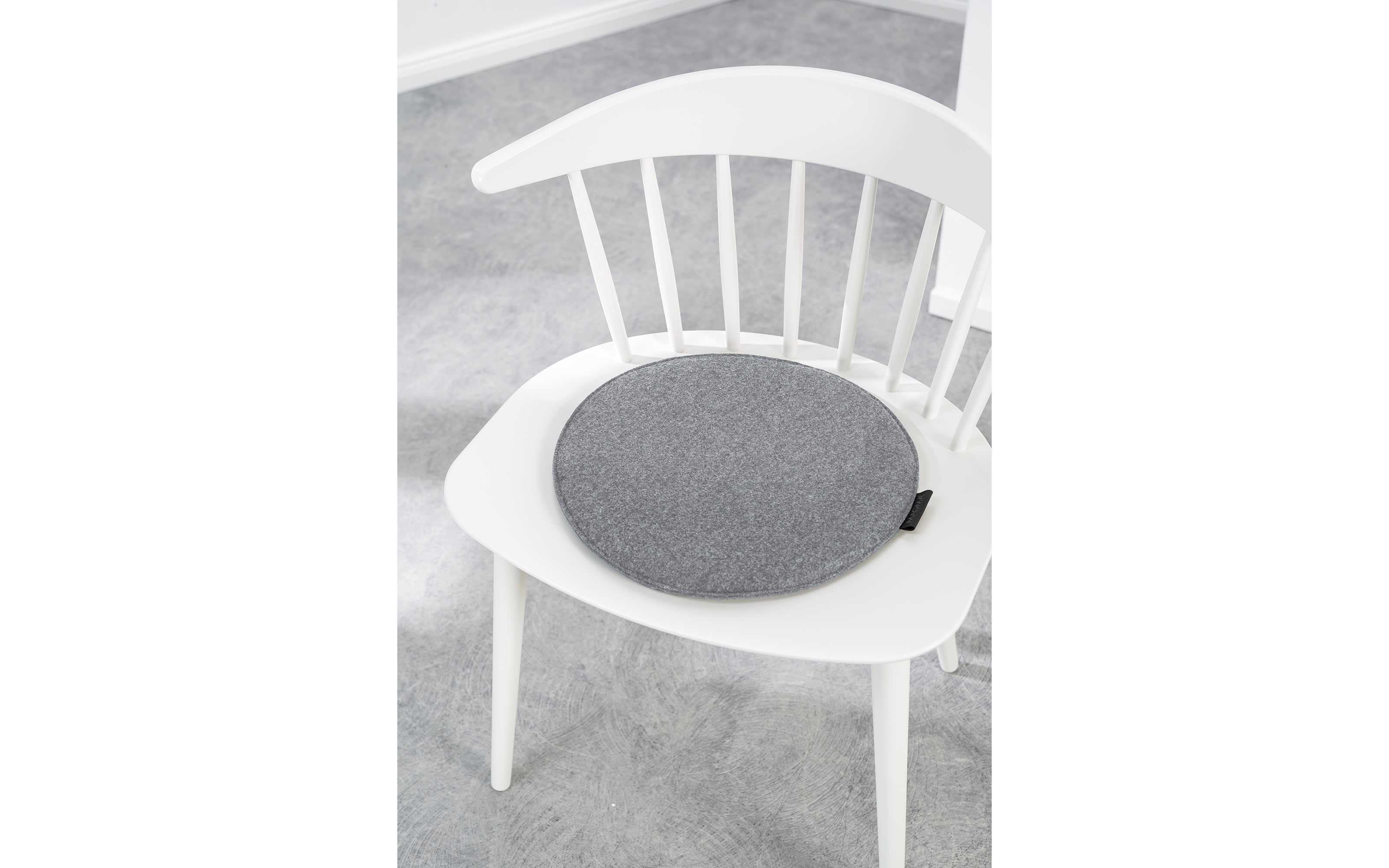 Sitzkissen Avaro, grau, 35 cm