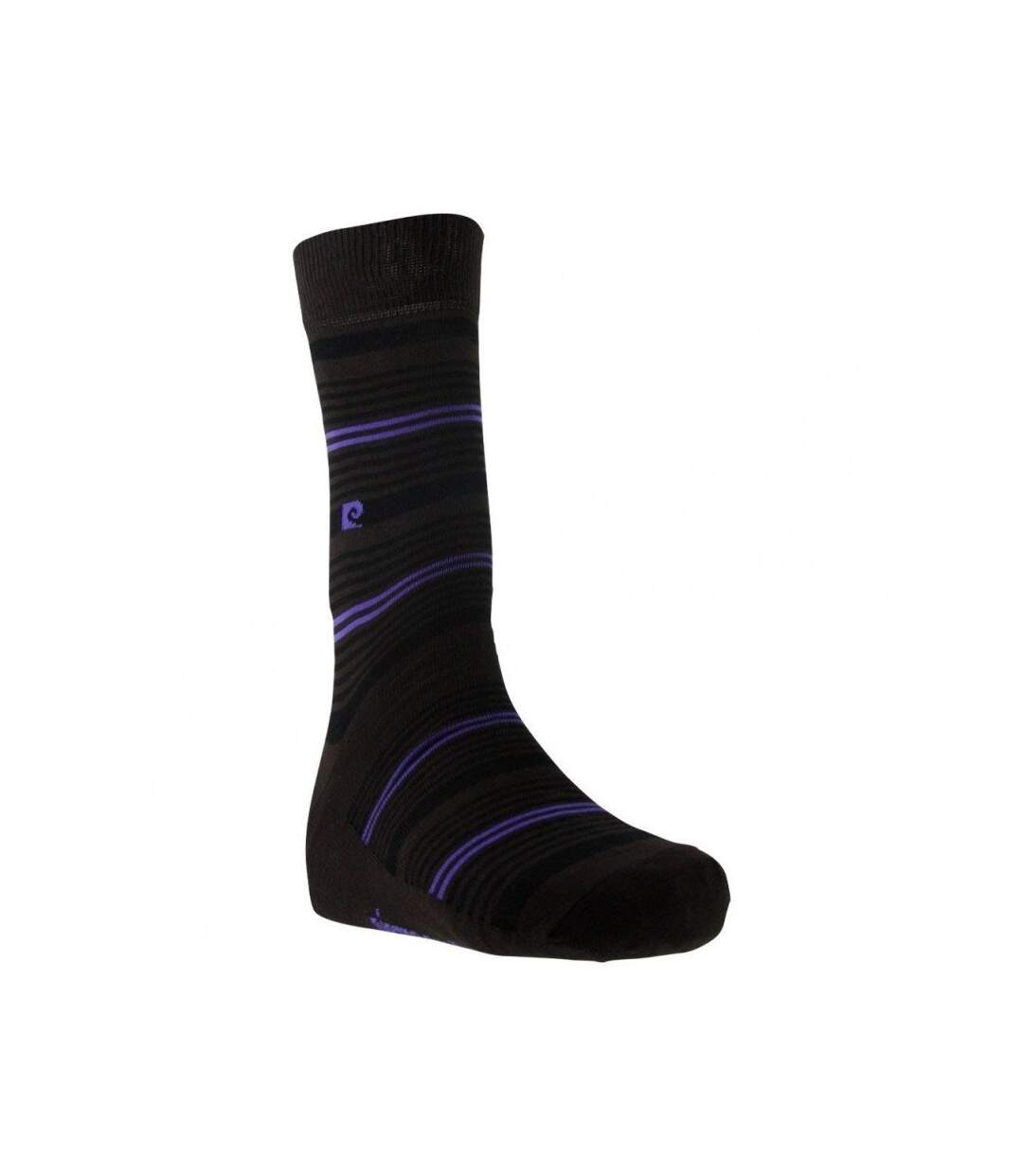 PIERRE CARDIN  Chaussettes Homme Coton FINES Chocolat