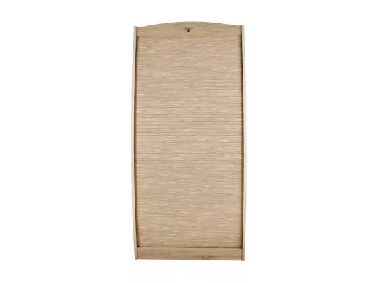 Armoire Informatique Galbée 80 cm Chêne 6 Niches