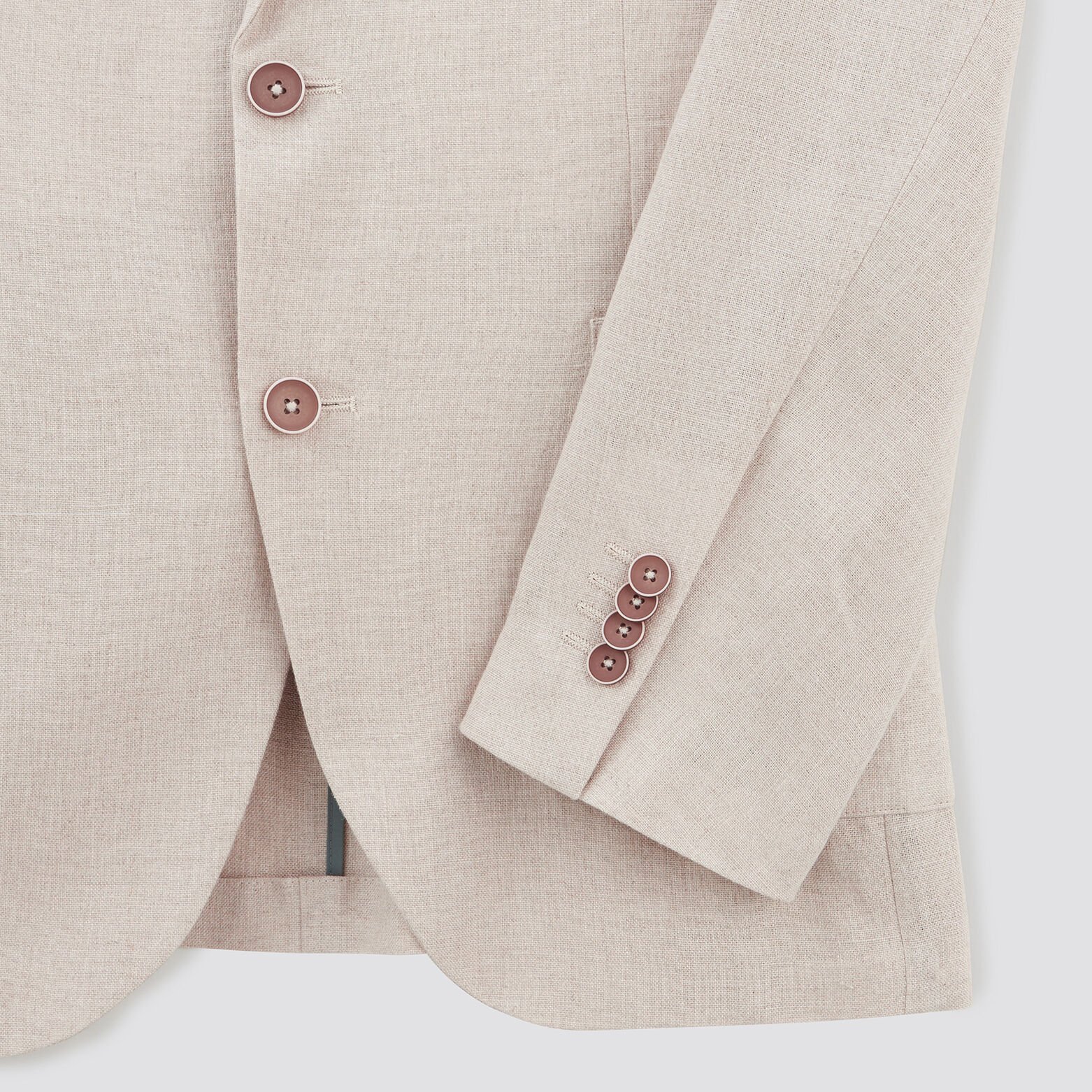 Veste en lin Ecru