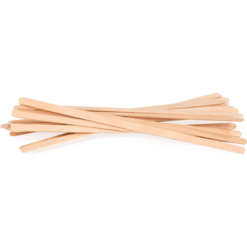 Agitateurs en bois, longueur 140 mm - Boite de 1000