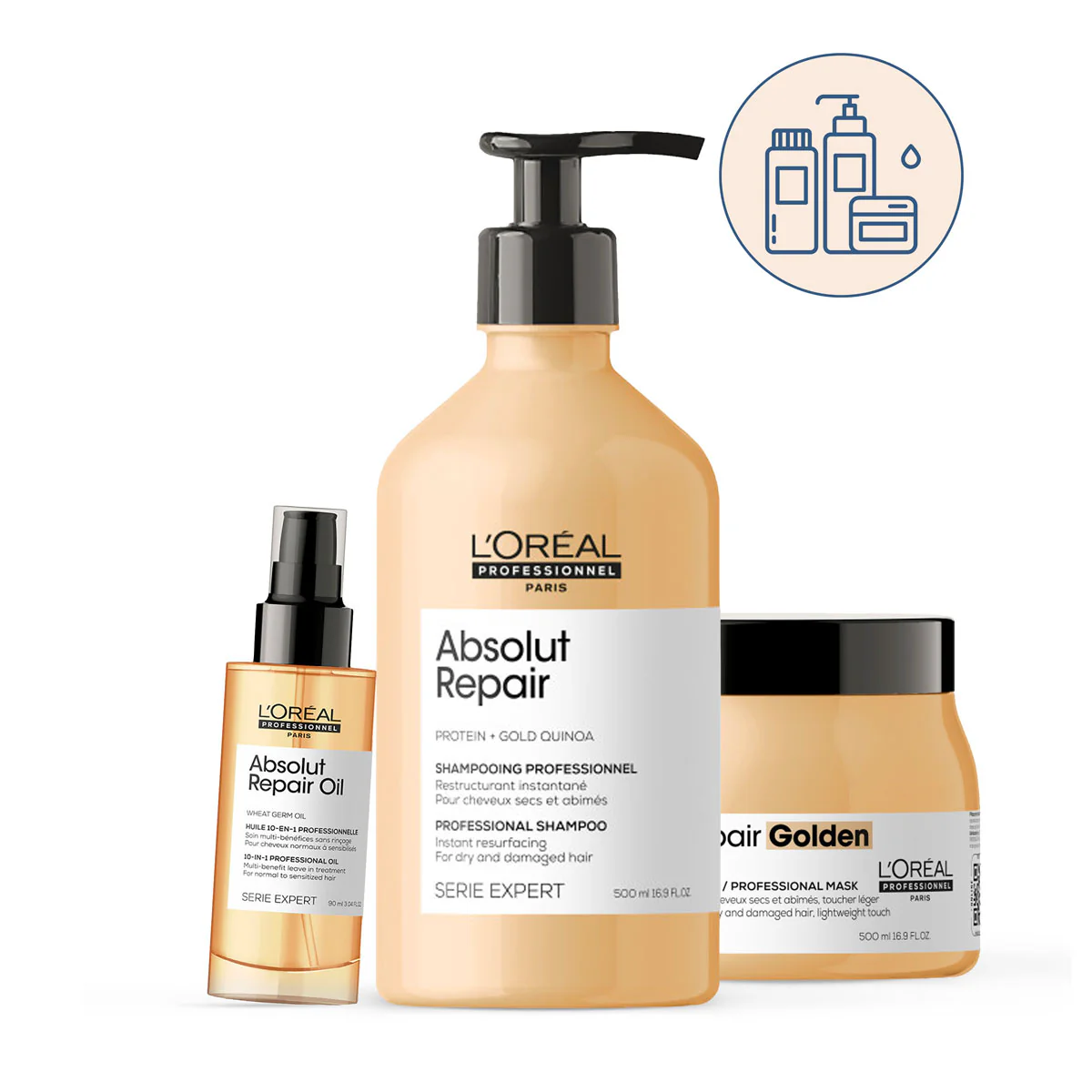 Routine Reconstructrice Instantanée Absolut Repair 640ml
