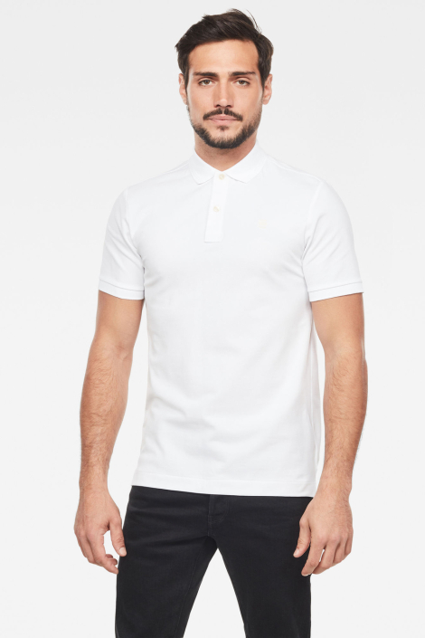 G-Star RAW witte heren polo