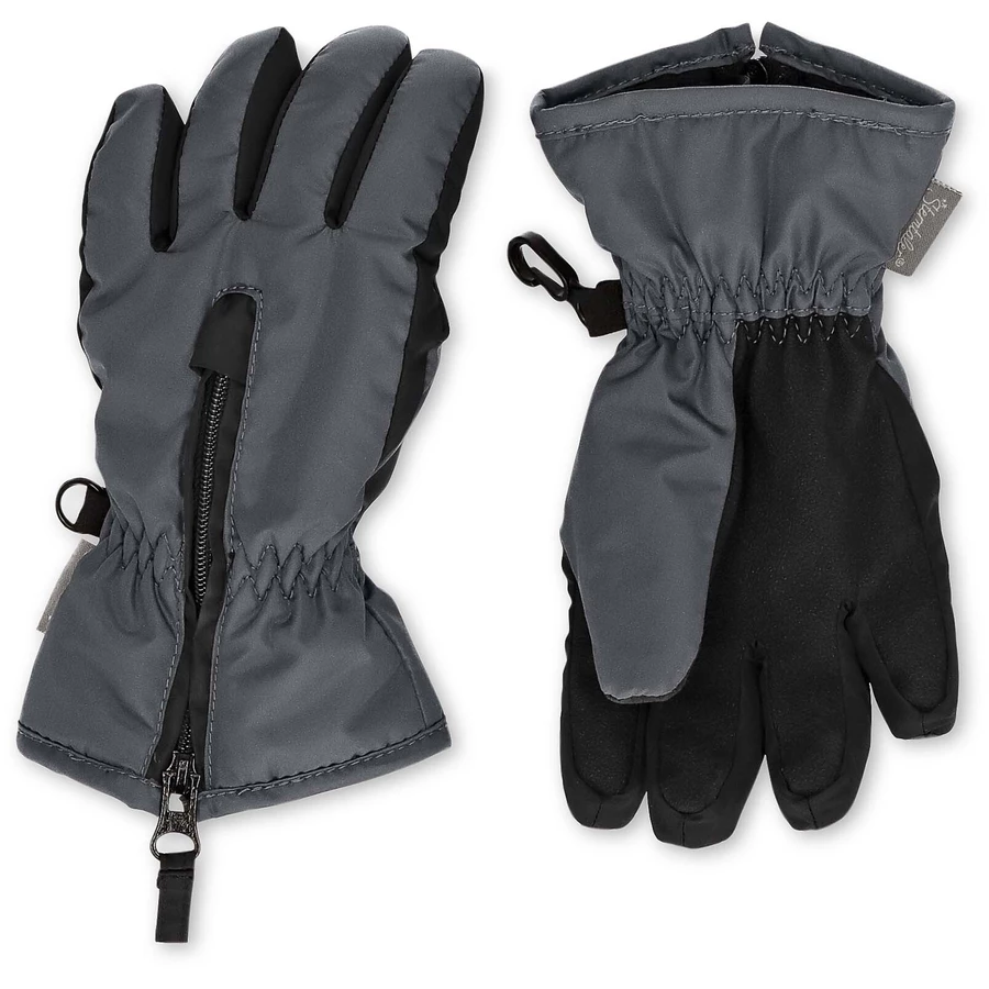 Sterntaler Fingerhandschuh zweifarbig eisengrau