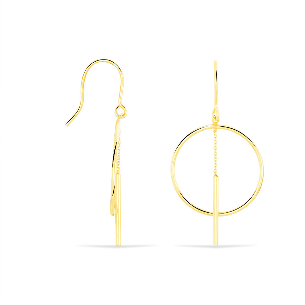 Boucles D'oreilles Pendantes Tila Or Jaune