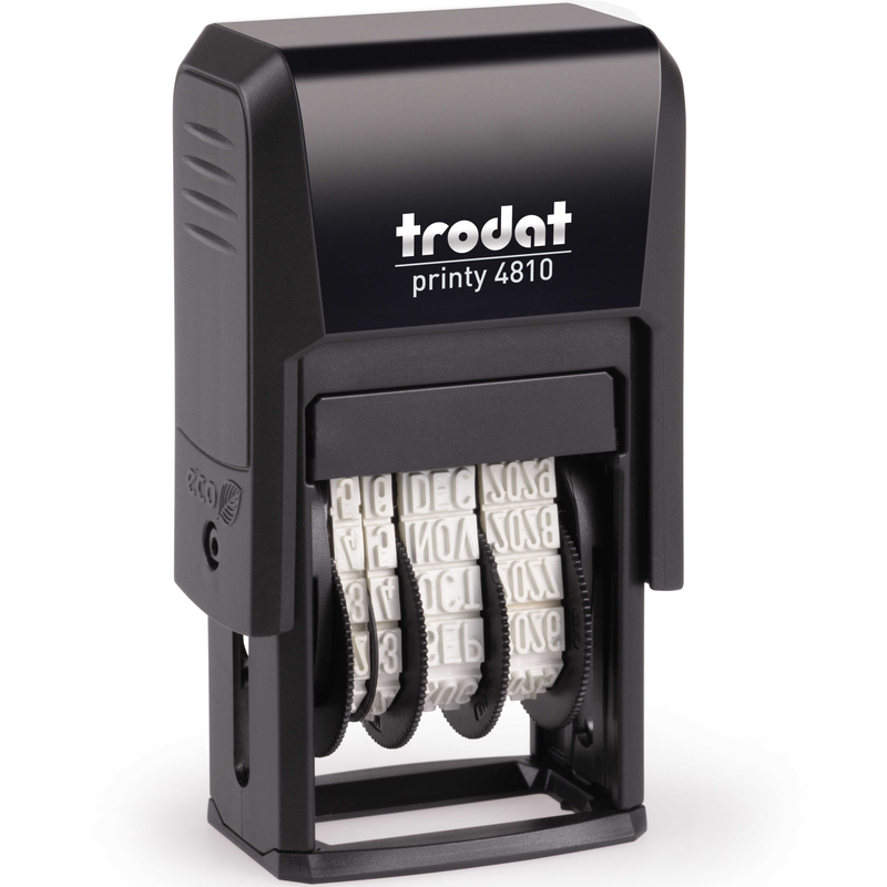 Trodat 4810 Datumstempel, Italienisch, schwarz