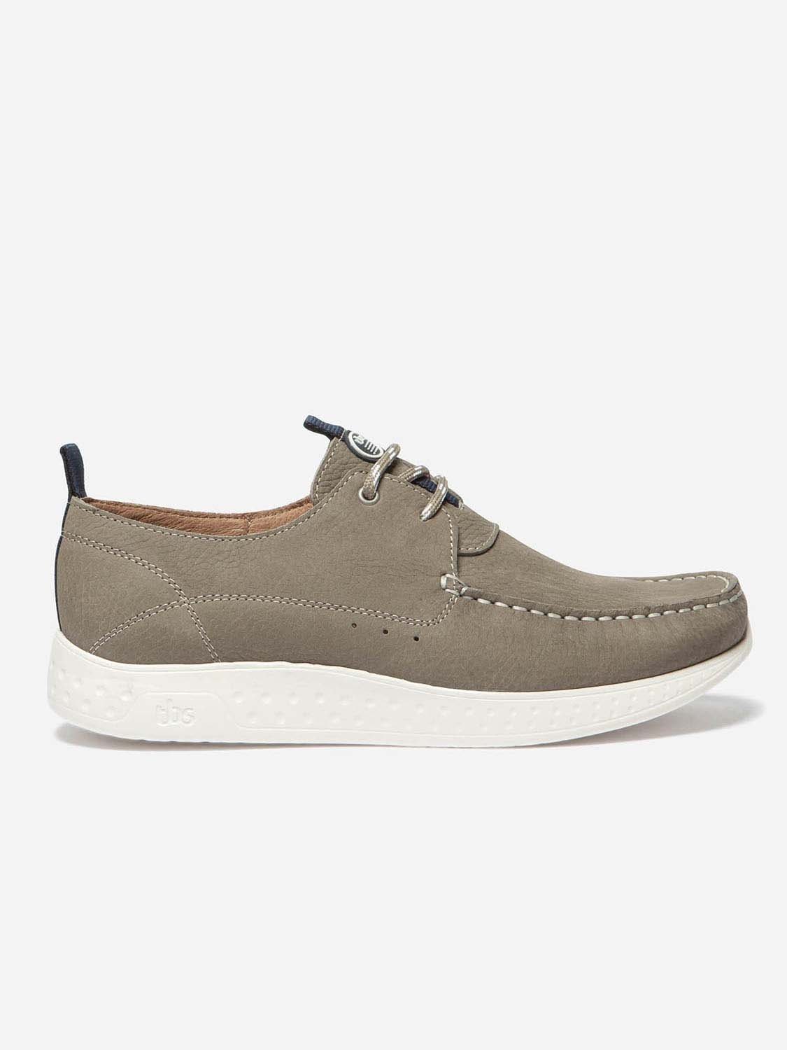 Chaussures Bateau Homme Confort Purefoam® Cuir Gris