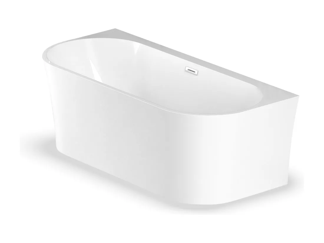 Baignoire semi-îlot murale RUBY 170x80cm, by SPALINA