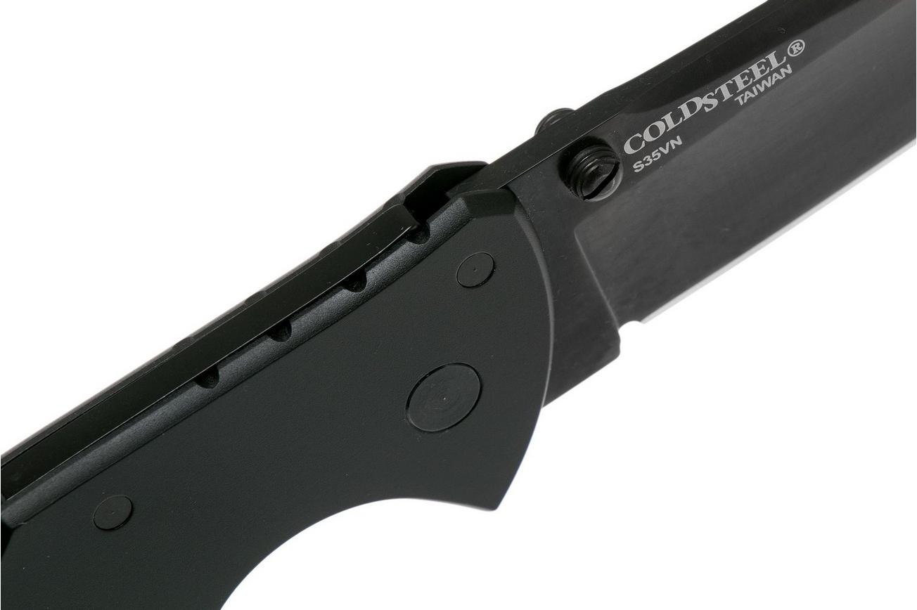 Cold Steel Code 4 Spear Point 58PAS Black/Black CPM S35VN plain edge, zakmes