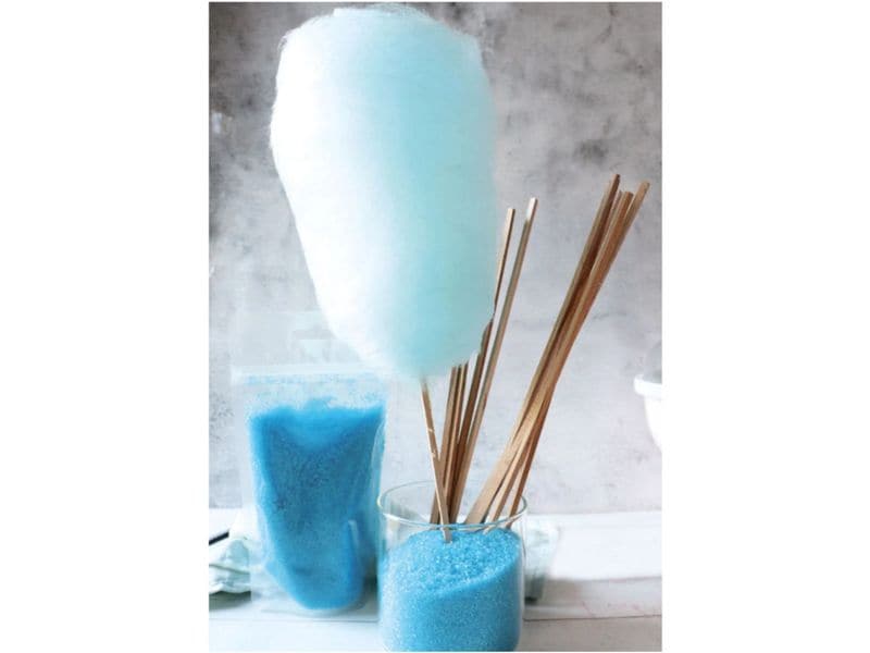 ScrapCooking Fertigmischung Zuckerwatte Colageschmack Blau Blaue Zuckerwattemischung