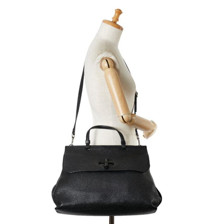 Gucci Vintage Gucci Bamboo Black