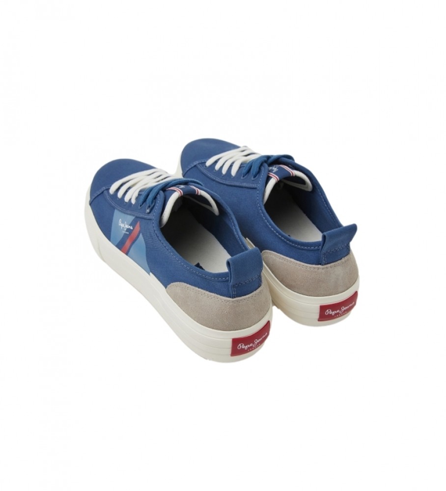 Tênis vulcanizado Pepe Jeans Allen Flag, azul