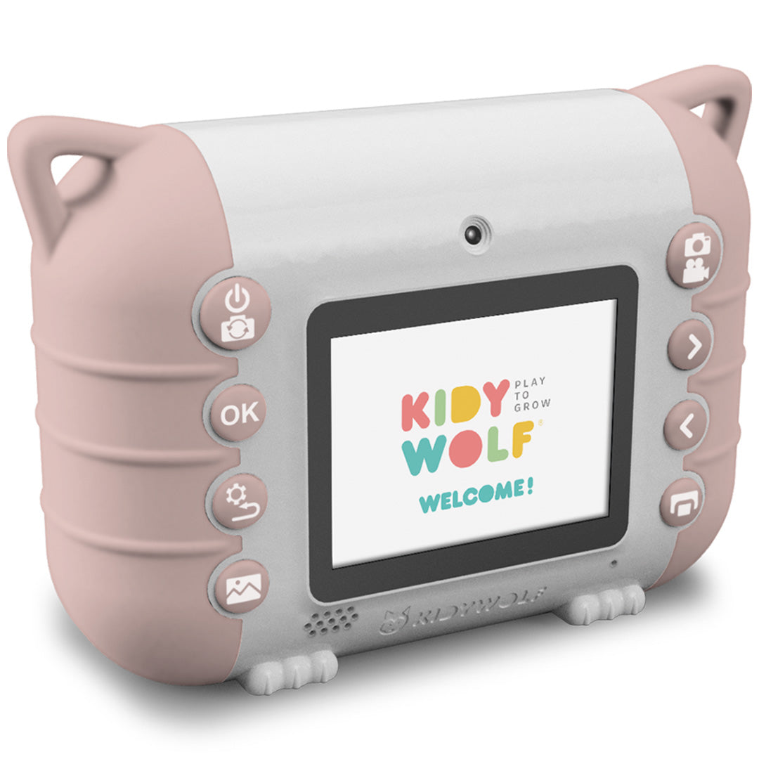 Kidywolf kindercamera met thermische printer - roze