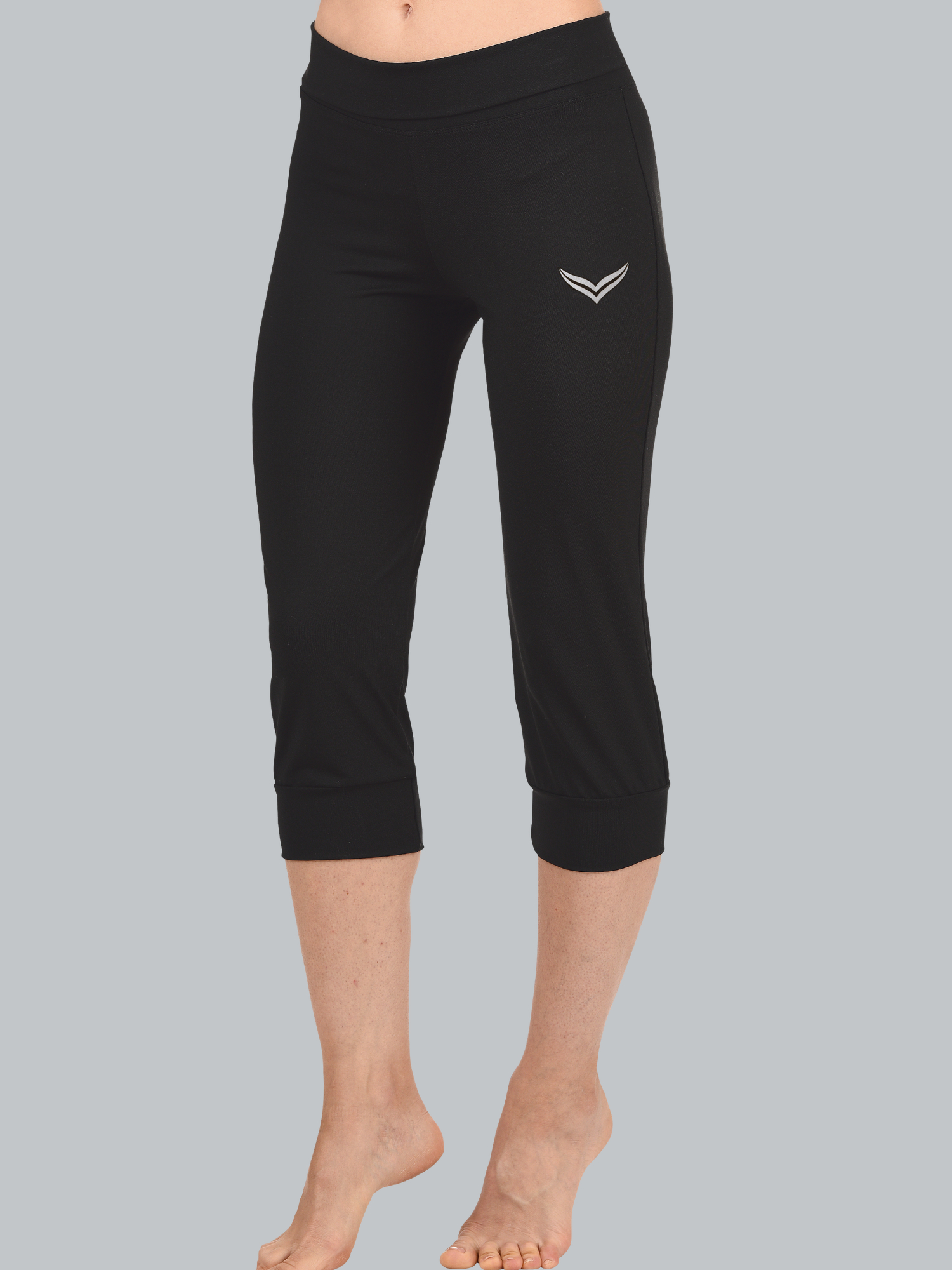 3/4 Sporthose Schwarz