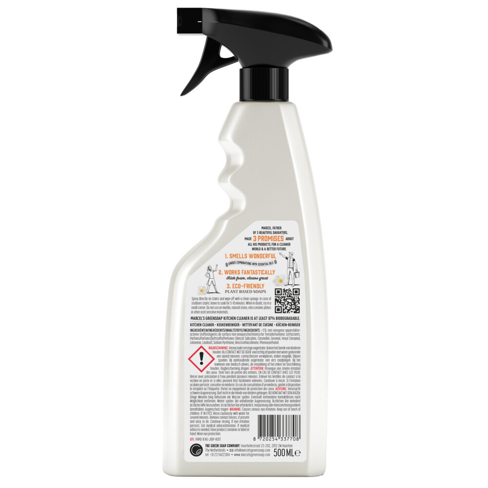 Marcel's Green Soap Keukenreiniger Sinaasappel & Jasmijn500 ml