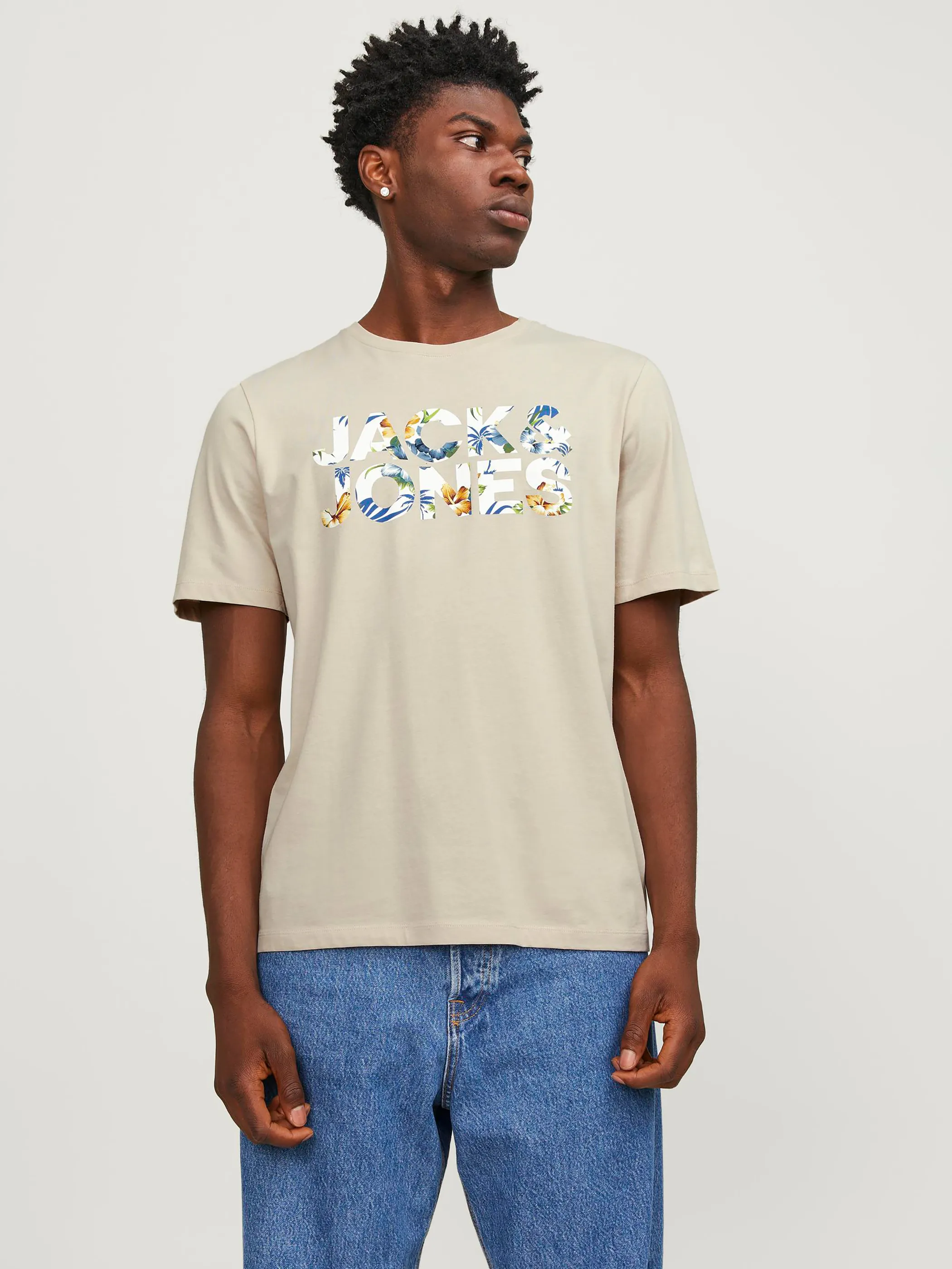 Jack&JonesJJEJEFF CORP LOGO TEE Shirt