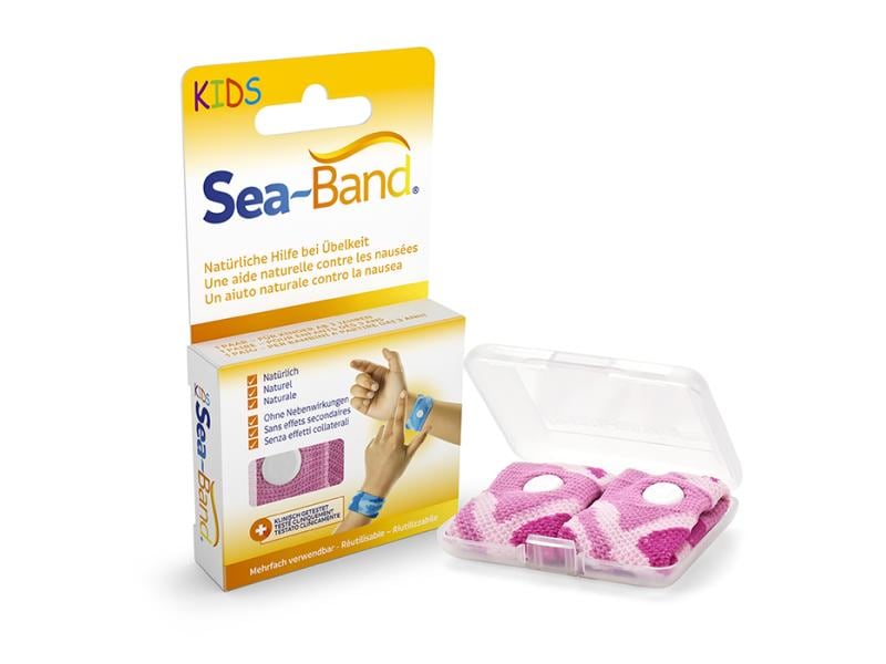 Sea-Band Akupressur-Band Kinder pink 2 Stück Akupressur-Band gegen Reiseübelkeit