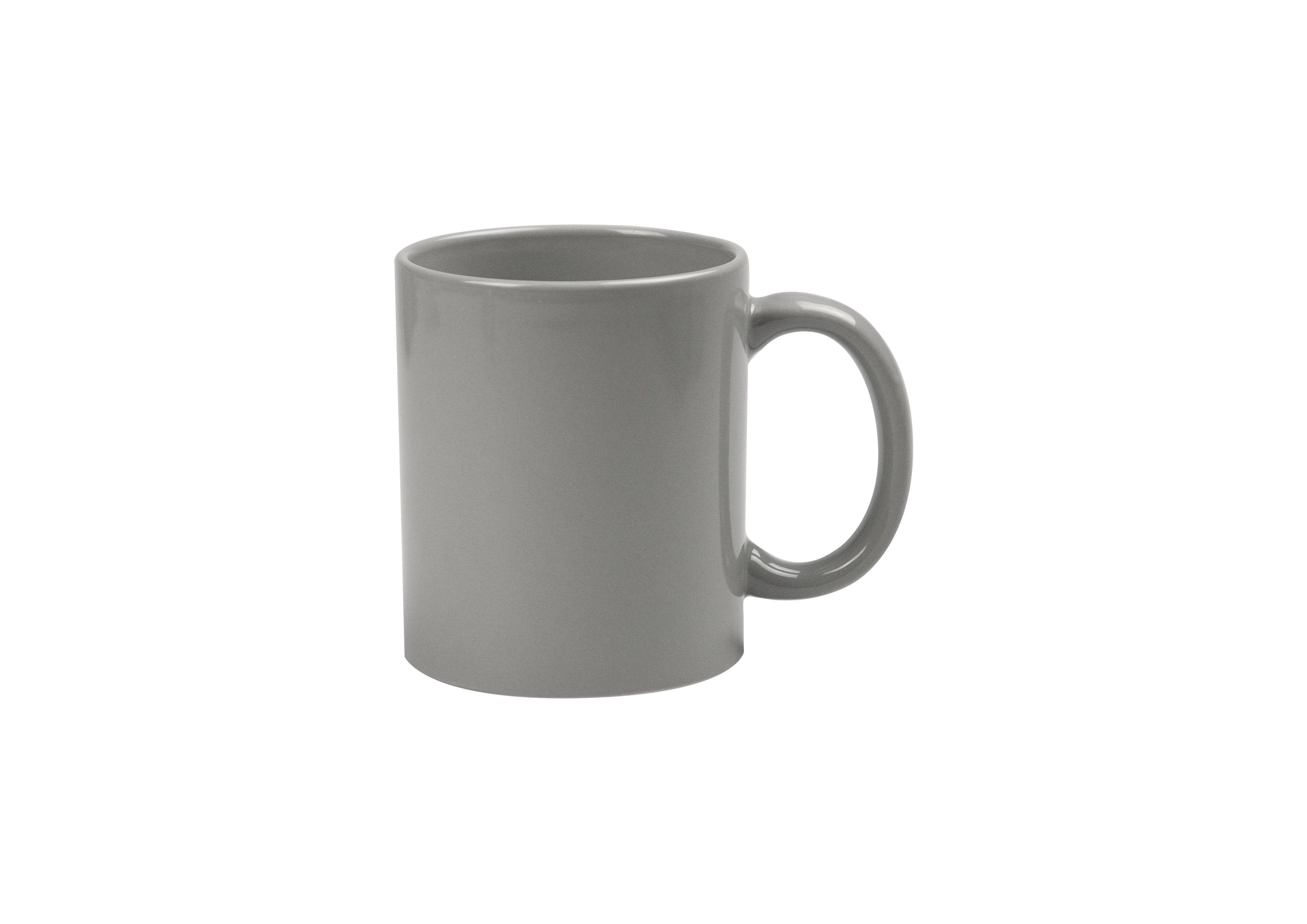 MUG DROIT GRES GRIS CLAIR 34CL