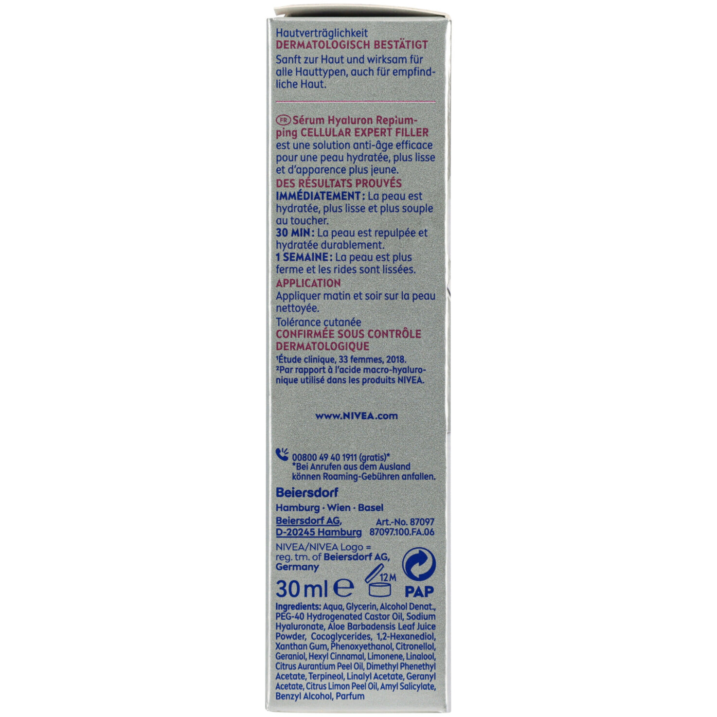 Nivea Cellular Expert Filler Hyaluron Serum