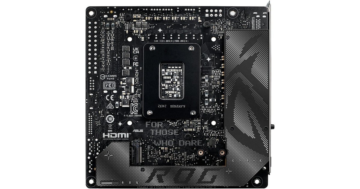 ASUSROG STRIX B860-I GAMING WIFI socket 1851 moederbord  (RAID, 2.5 Gb-LAN, Wi-Fi 7, BT, Sound, Mini-ITX)