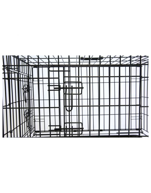 Adori Premium Bench 2-Deurs Zwart - Hondenbench