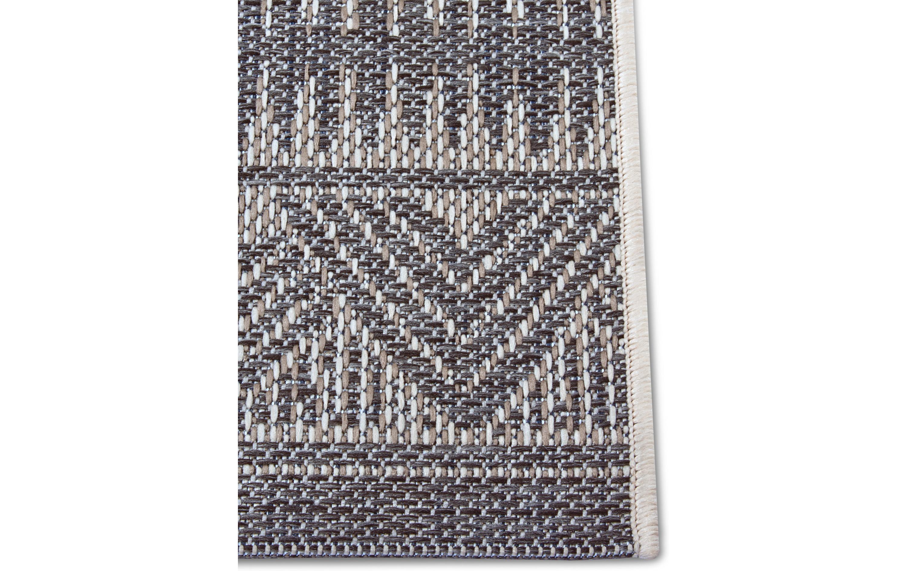 Teppich Loto 115 cm x 170 cm, Beige/GrauIn- & Outdoor Teppich