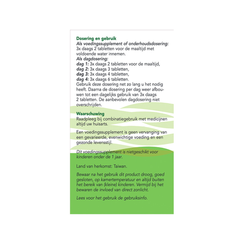 Bloem Vital Green Chlorella 1000 tabletten