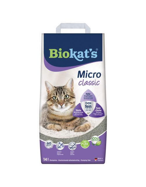 Biokat's Micro Classic - Kattenbakvulling - 14 l 13.3 kg