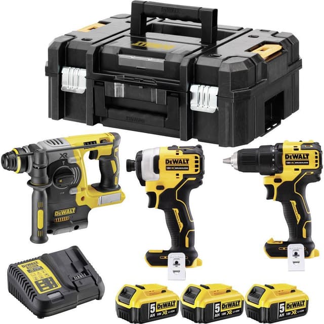 Dewalt DCK377P3T-QW Batteri boremaskine, Batteri slagboremaskine, Batteri-kombihammer 1 stk