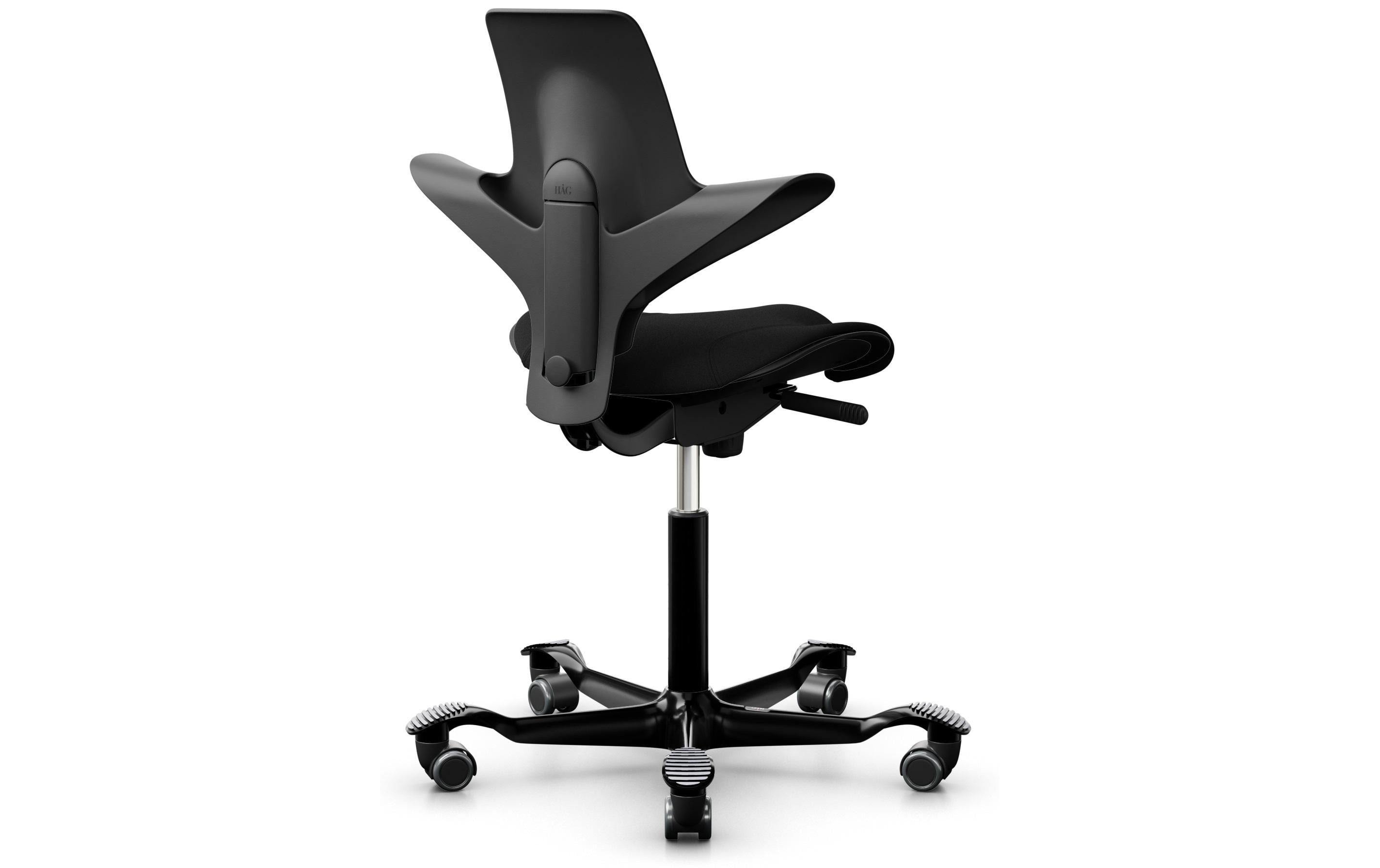 Bürostuhl Capisco Puls 8020 Schwarz<br>Höhenverstellbarer, ergonomischer Bürostuhl