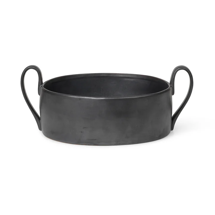 Ferm Living - Flow Obstschale, schwarz