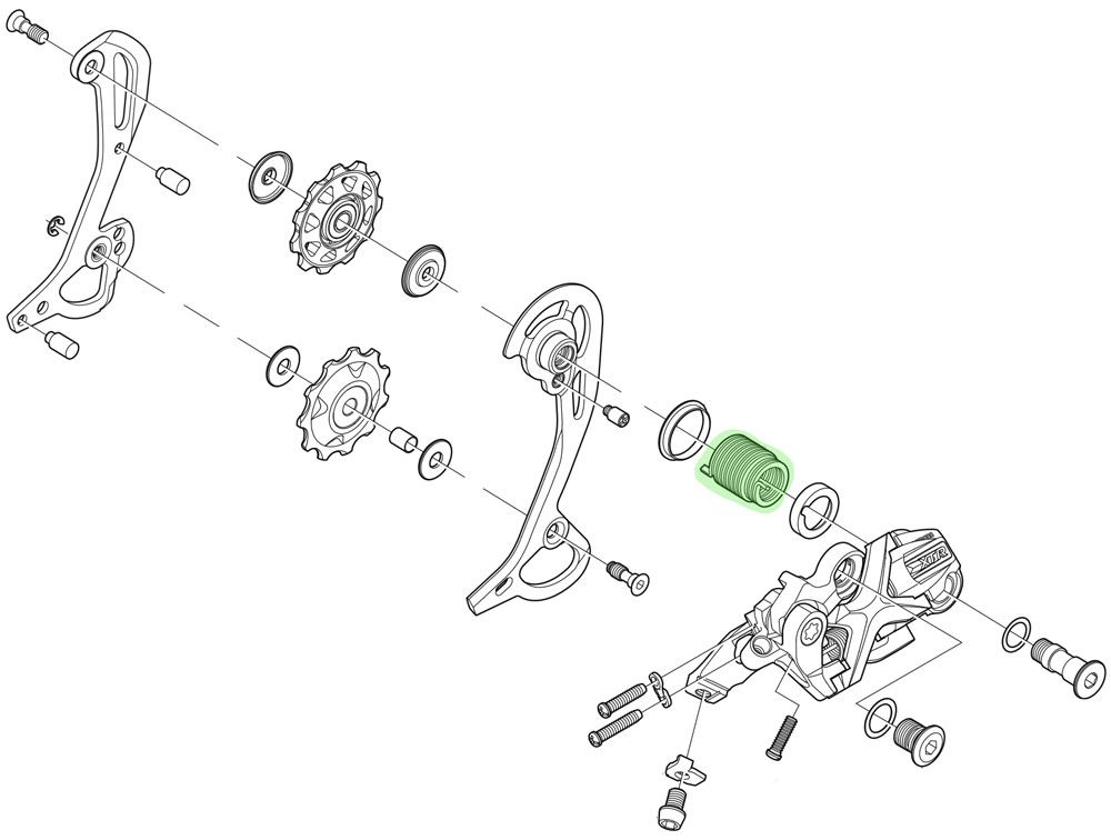 Shimano Spannfeder für XT/XTR Schaltwerk kaufen | Bike-Discount