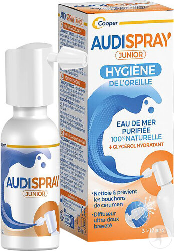 Audispray Junior Hygiène De L'Oreille 3-12 Ans Spray Flacon 25ml