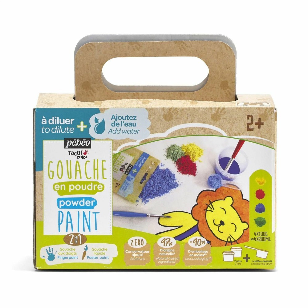 Gouache en poudre 4 x 100 g