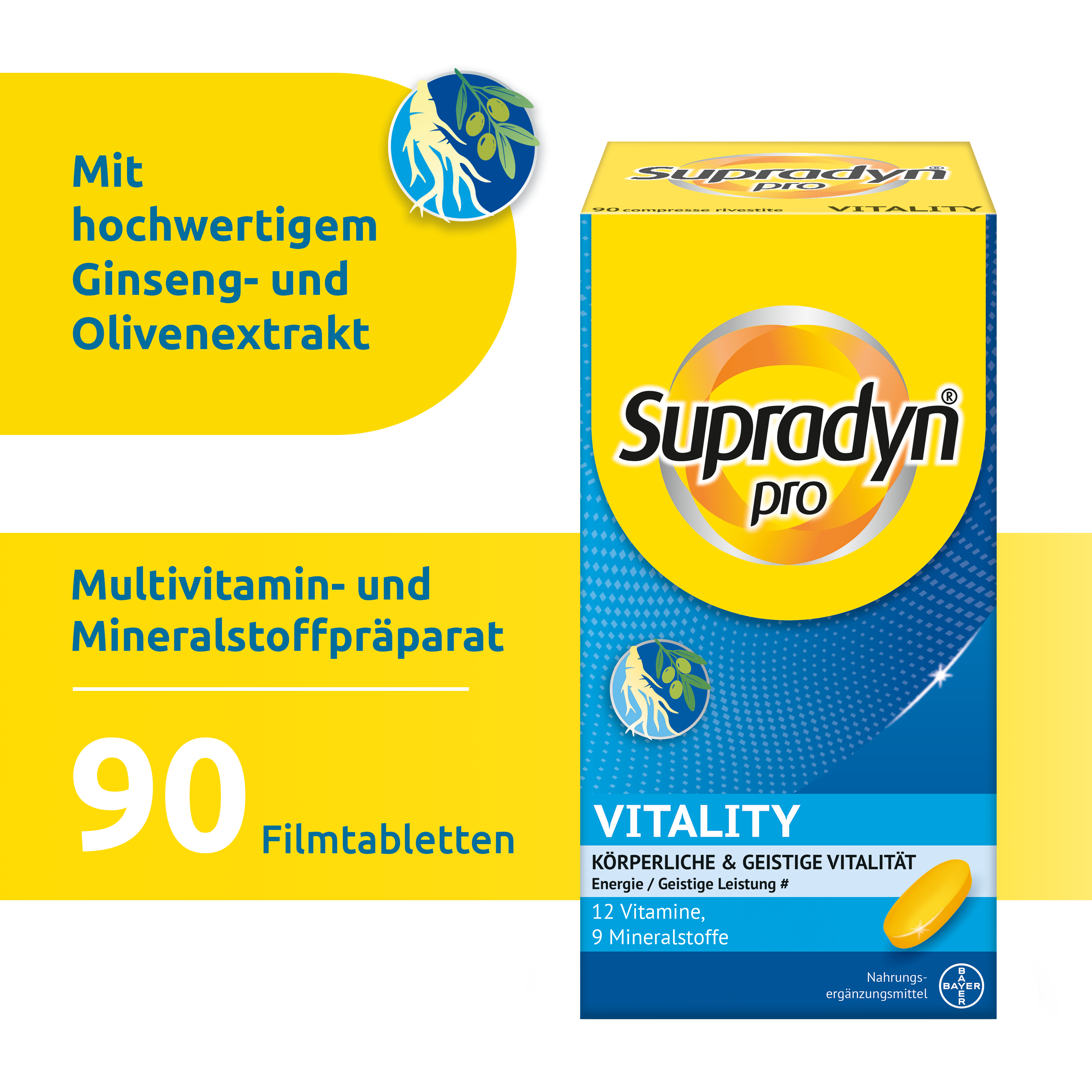 SUPRADYN pro Vitality Filmtabl Ds 90 Stk