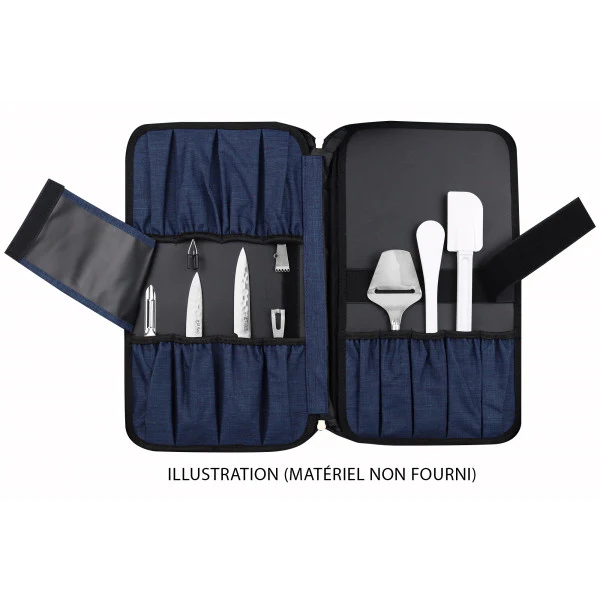 Mallette pour couteaux Wusaki vide 21 places en polyester Wusaki