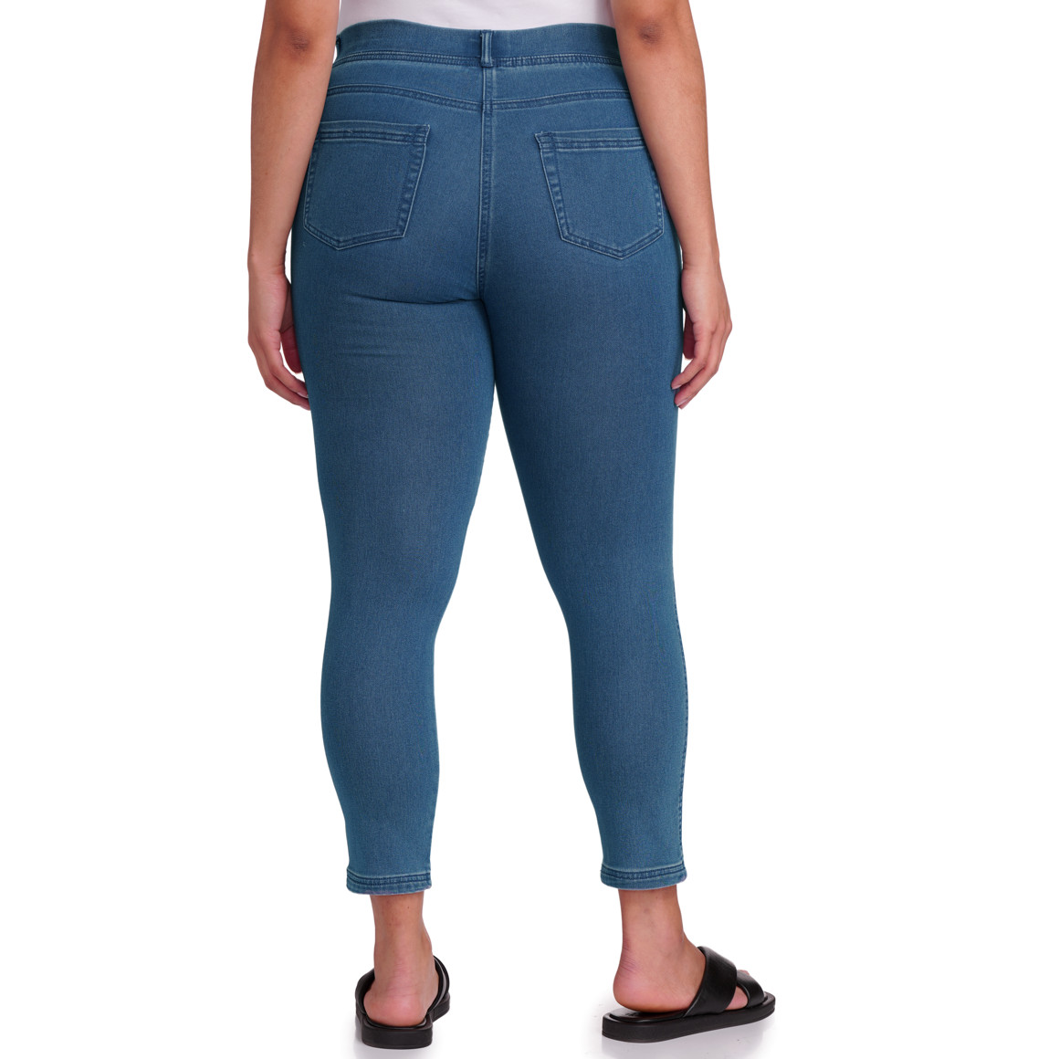 Gina Benotti Damen Jeggings mit Gesäßtaschen blau