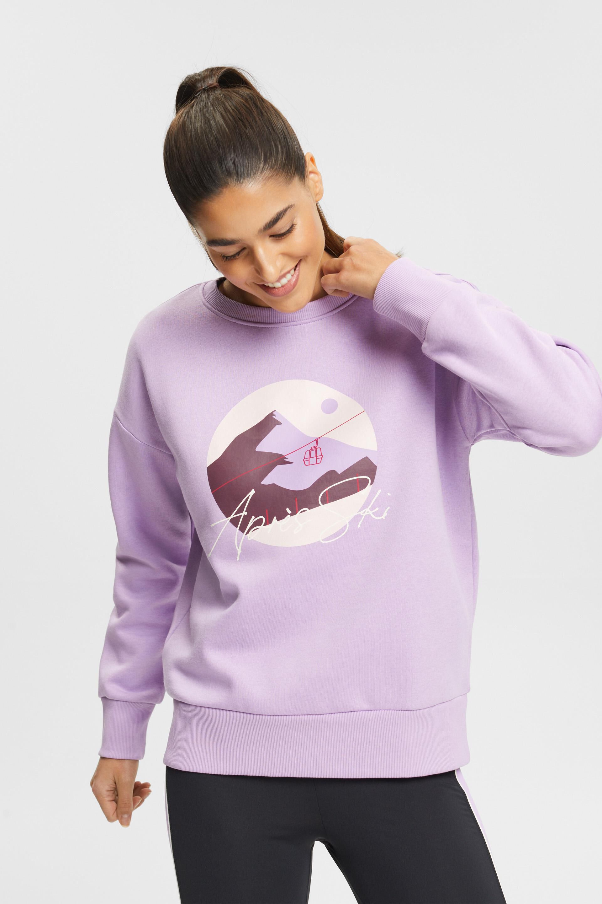 Sweat-shirt à imprimé sur le devant