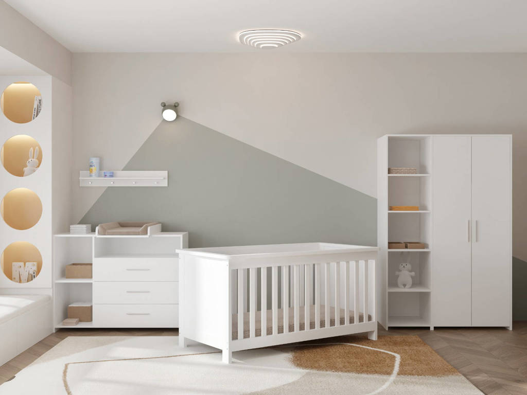 Meegroei Babykamer Luuk Wit (3-delig)